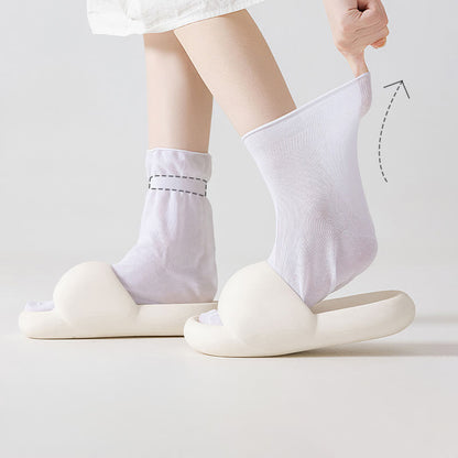 Plusock Casual Solid Color Sleep Socks(3 Pairs) - image 1