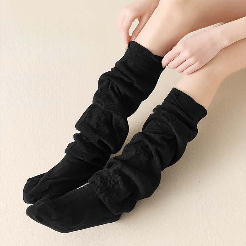 Plusock Slouchy Mesh Knit Sleep Socks(2 Pairs) - image 2