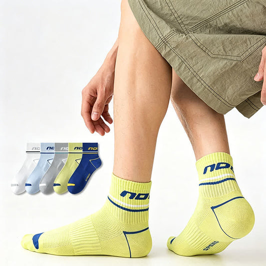 Plusock Sport Mesh Cushion Quarter Socks(5 Pairs) - image 0
