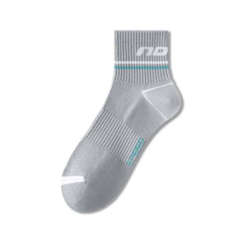 Plusock Sport Mesh Cushion Quarter Socks(5 Pairs) - Dark Grey - EU38-44(US5-10) - image 5