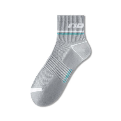 Plusock Sport Mesh Cushion Quarter Socks(5 Pairs) - Dark Grey - EU38-44(US5-10) - image 5