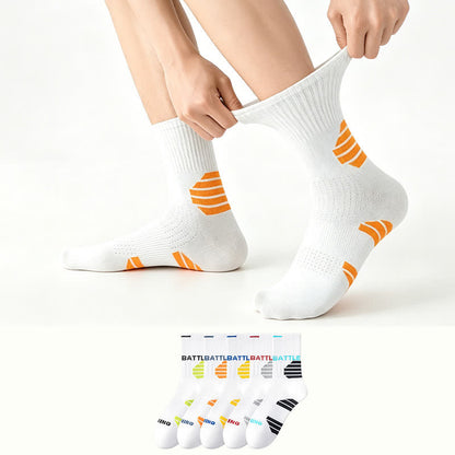 Plusock Battle Cushioned Quarter Socks(5 Pairs) - image 0