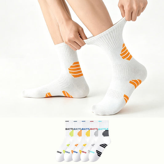 Plusock Battle Cushioned Quarter Socks(5 Pairs) - image 0