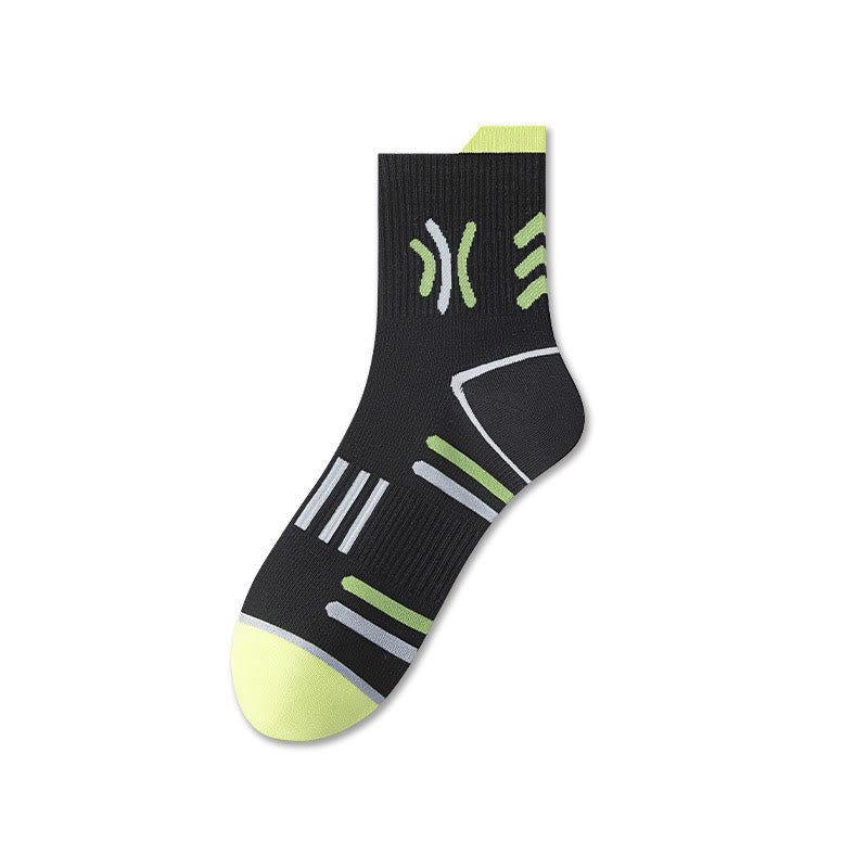 Plusock Cotton Sport Quarter Socks(5 Pairs) - Black - EU38-44(US5-10) - image 4