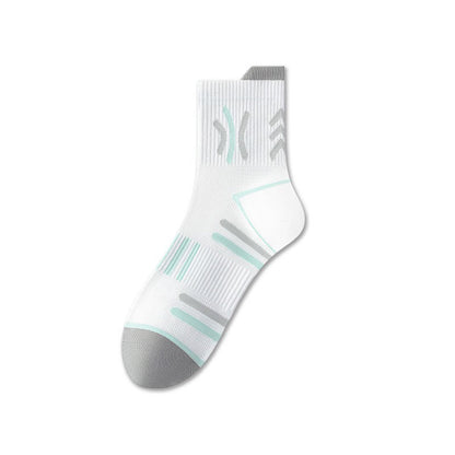 Plusock Cotton Sport Quarter Socks(5 Pairs) - White - EU38-44(US5-10) - image 3