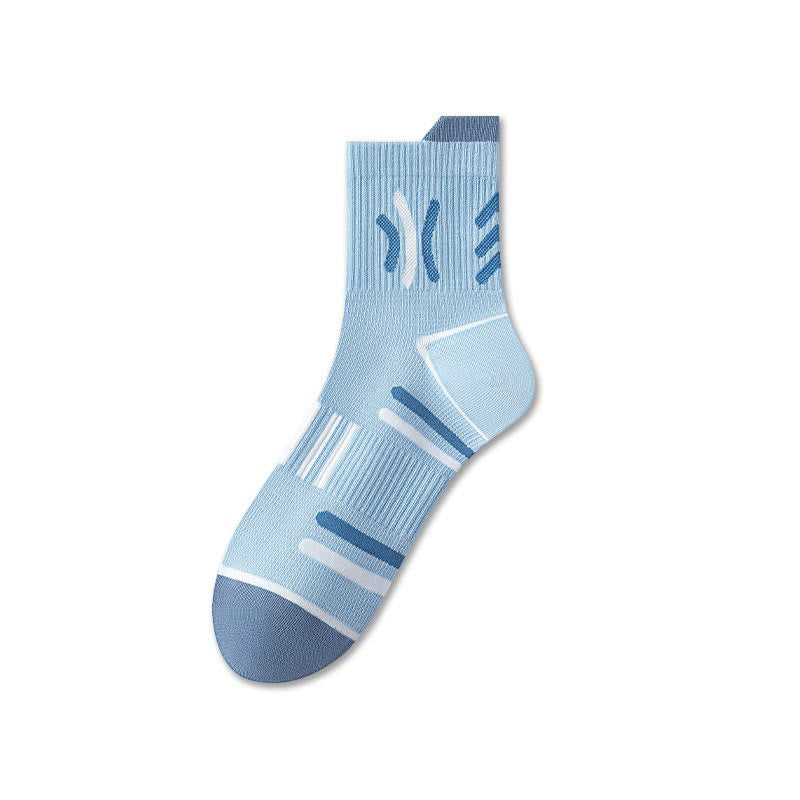 Plusock Cotton Sport Quarter Socks(5 Pairs) - Blue - EU38-44(US5-10) - image 5