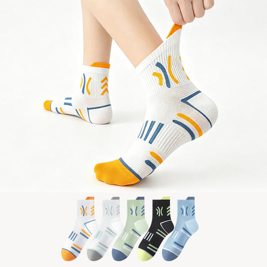 Plusock Cotton Sport Quarter Socks(5 Pairs) - image 0