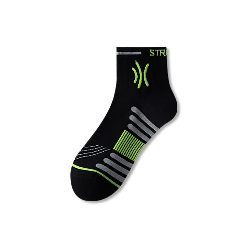 Plusock Quick Dry Cushioned Socks (5 Pairs) - Black - EU38-44(US5-10) - image 5