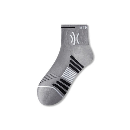 Plusock Quick Dry Cushioned Socks (5 Pairs) - Grey - EU38-44(US5-10) - image 6