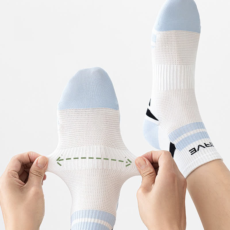 Plusock Brave Ribbed Sport Quarter Socks(5 Pairs) - image 1
