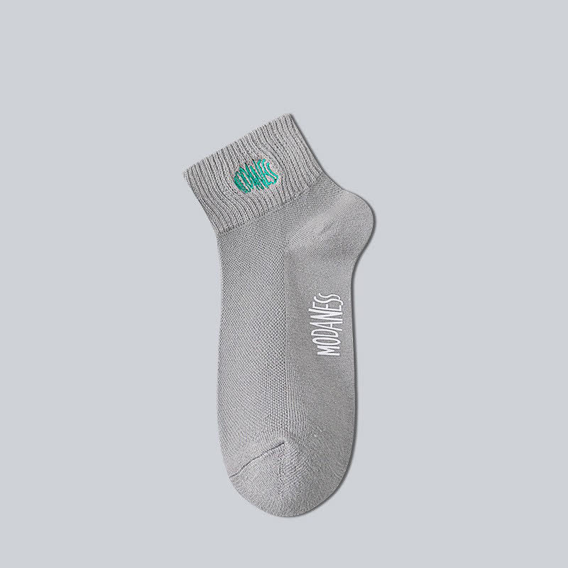 Plusock Breathable Cotton Ankle Socks(8 Pairs) - Grey - EU38-45(US5-11) - image 8