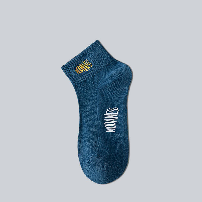 Plusock Breathable Cotton Ankle Socks(8 Pairs) - Navy Blue - EU38-45(US5-11) - image 4