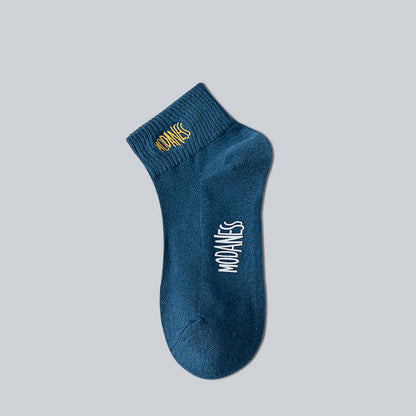 Plusock Breathable Cotton Ankle Socks(8 Pairs) - Navy Blue - EU38-45(US5-11) - image 4