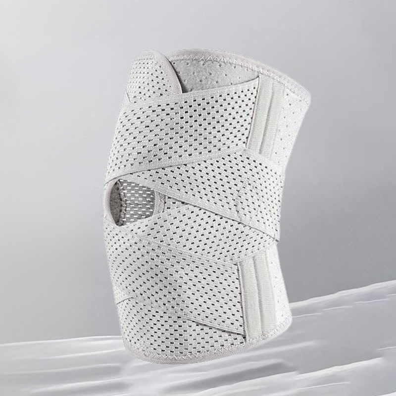 Plusock Open Patella Support Knee Brace - Light Gray - 3XL - image 4