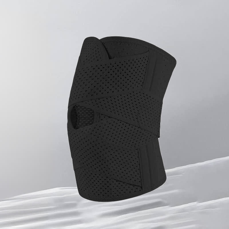 Plusock Open Patella Support Knee Brace - Black - 3XL - image 3