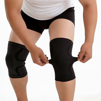 Plusock Dual Support Knit Knee Braces - image 1