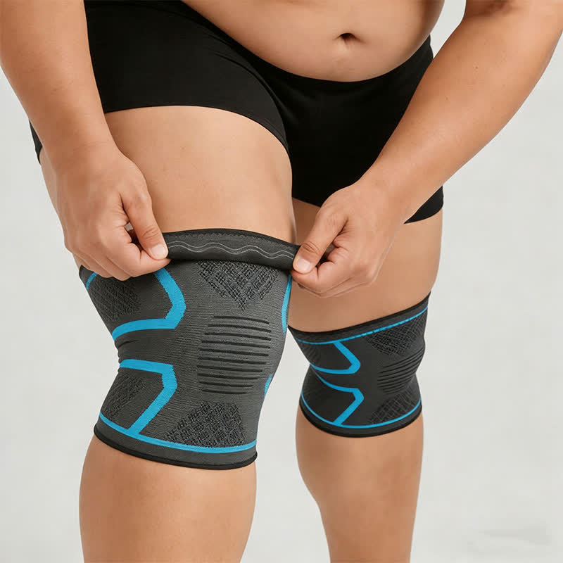 Plusock Dual Support Knit Knee Braces - image 0