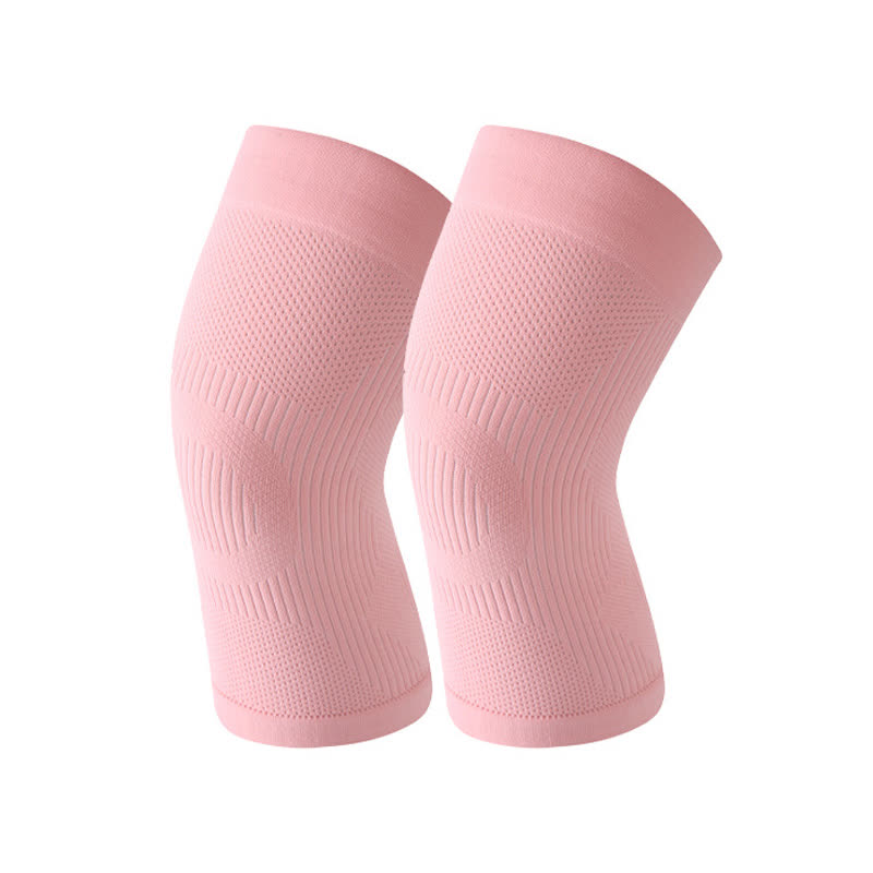 Plusock Breathable supportive Compression Knee Braces - Pink - L - image 6
