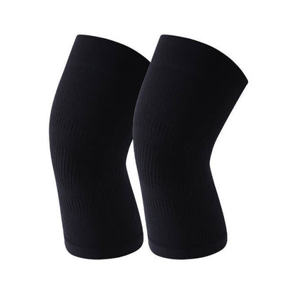 Plusock Breathable supportive Compression Knee Braces - Black - L - image 7
