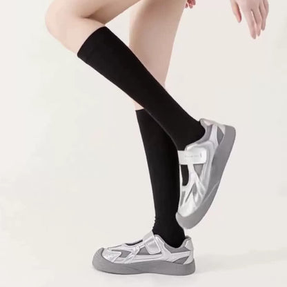 Plusock Plus Size Solid Bamboo Compression Socks - image 2