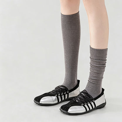 Plusock Plus Size Solid Bamboo Compression Socks - image 3