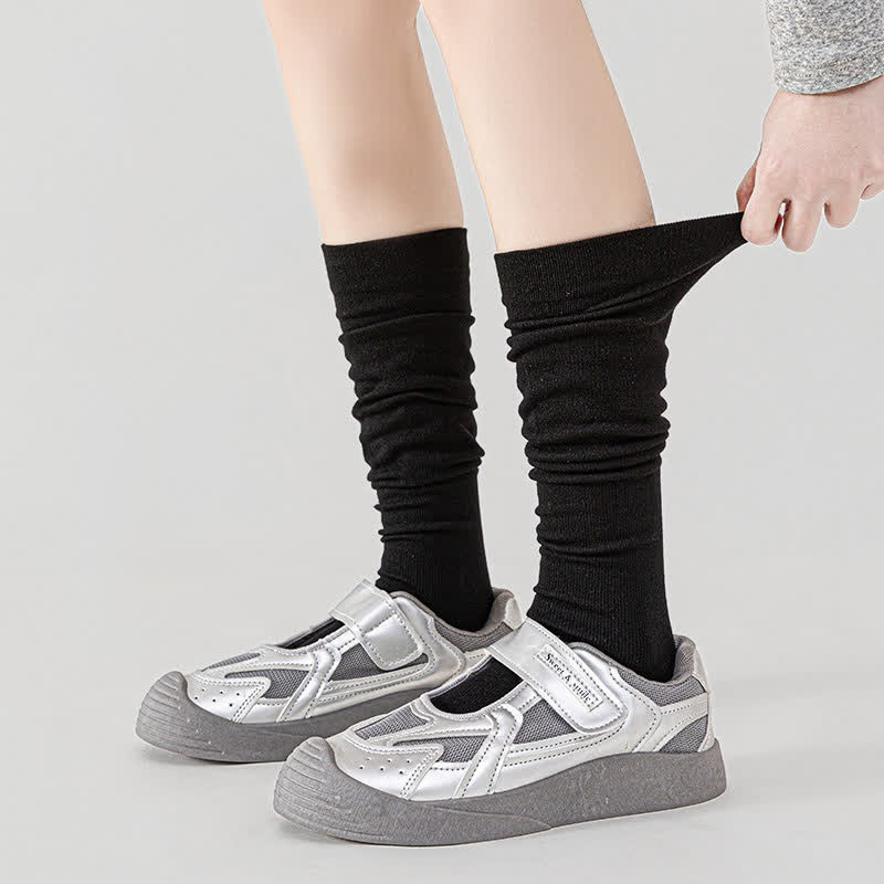 Plusock Plus Size Solid Bamboo Compression Socks - image 4