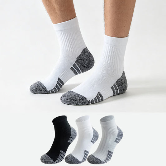 Plusock Cushioned Quarter Compression Socks(3 Pairs) - image 0