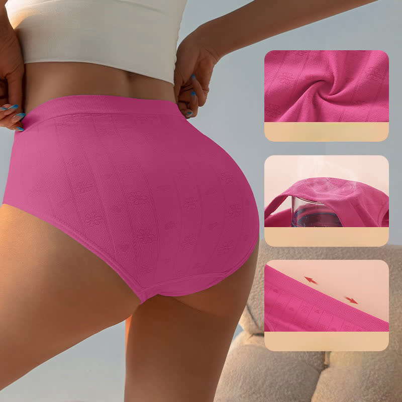 Plusock Seamless Ribbed High Waist Panty(3 Packs) - image 1