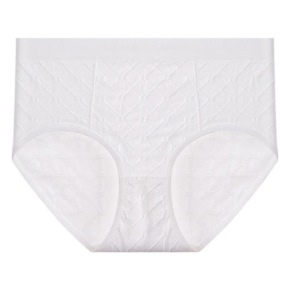 Plusock Breathable Textured High Rise Panty(4 Packs) - B - 5XL - image 3