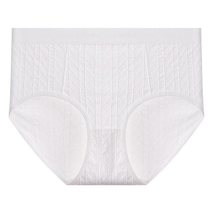 Plusock Breathable Textured High Rise Panty(4 Packs) - C - 5XL - image 4