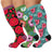 Multicolor(3 Pairs) / 2XL