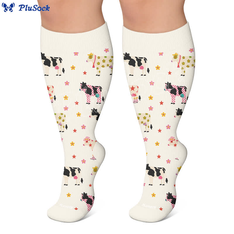 Plusock Plus Size Creative Animal Compression Socks - image 7