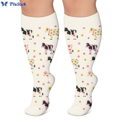 Plusock Plus Size Creative Animal Compression Socks - image 7