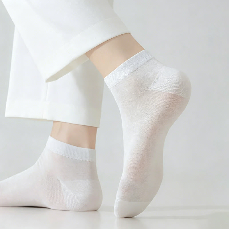 Plusock Silk Breathable Ankle Socks (4 Pairs) - image 2