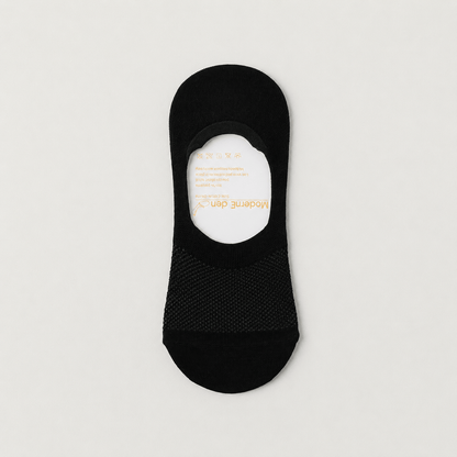 Plusock Silk Invisible Loafer No Show Socks (4 Pairs) - Black - EU38-45(US5-11) - image 3