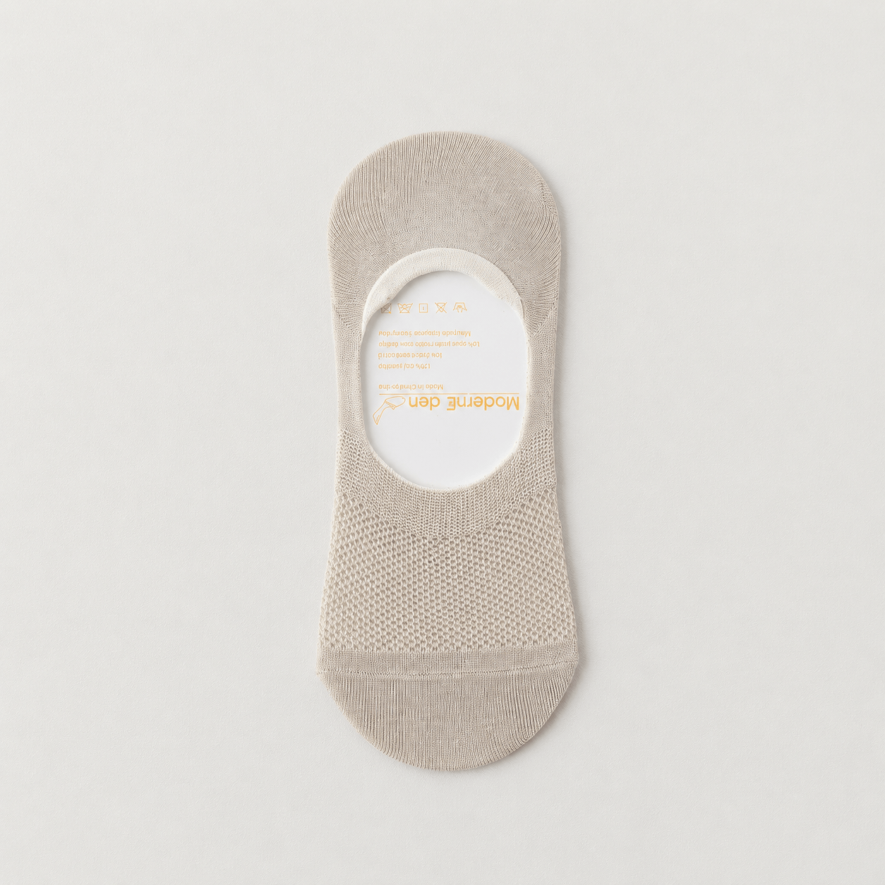 Plusock Silk Invisible Loafer No Show Socks (4 Pairs) - Khaki - EU38-45(US5-11) - image 4