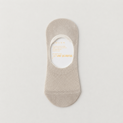 Plusock Silk Invisible Loafer No Show Socks (4 Pairs) - Khaki - EU38-45(US5-11) - image 4