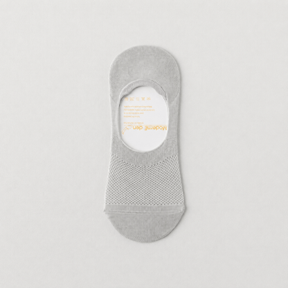 Plusock Silk Invisible Loafer No Show Socks (4 Pairs) - Light Gray - EU38-45(US5-11) - image 5