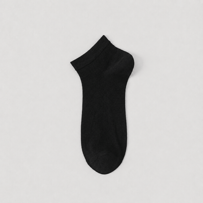 Plusock Silk Breathable Ankle Socks (4 Pairs) - Black - EU38-45(US5-11) - image 6