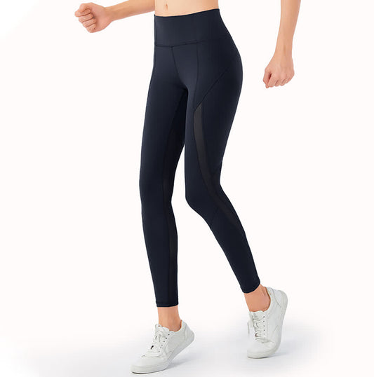 Plusock Sculpt Mesh Yoga Leggings - Black - XL - image 0