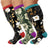 Multicolor(3 Pairs) / 2XL