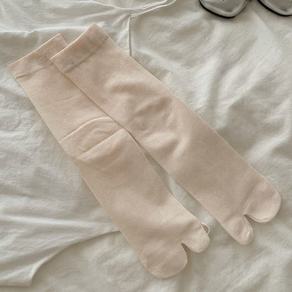Plusock Silky Breathable Tabi Quarter Socks(6 Pairs) - Pink - EU36-40(US3-7) - image 4