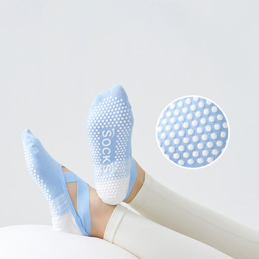 Plusock Cross Strap Grip Socks(3 Pairs) - image 0