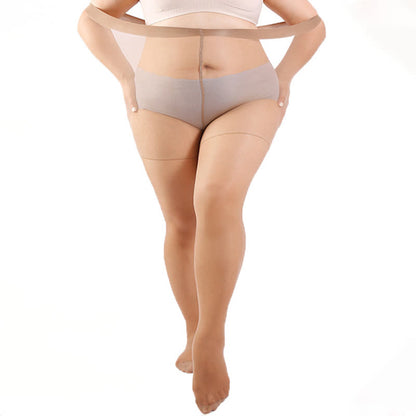 Plusock High Waist Shaping Pantyhose(3 Pairs) - image 2