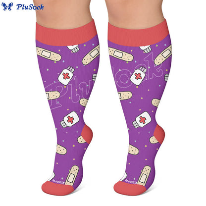 Plusock Plus Size Healthcare Compression Socks - image 6