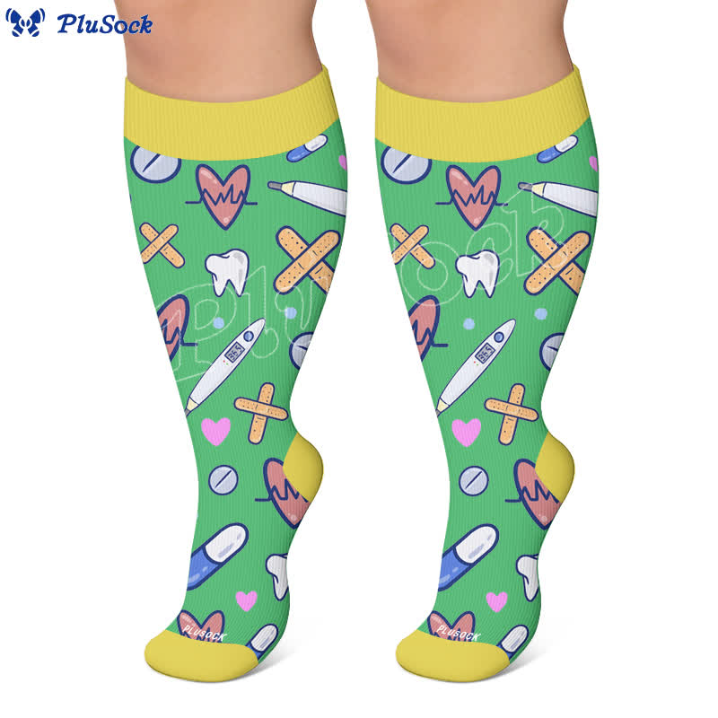Plusock Plus Size Healthcare Compression Socks - image 5