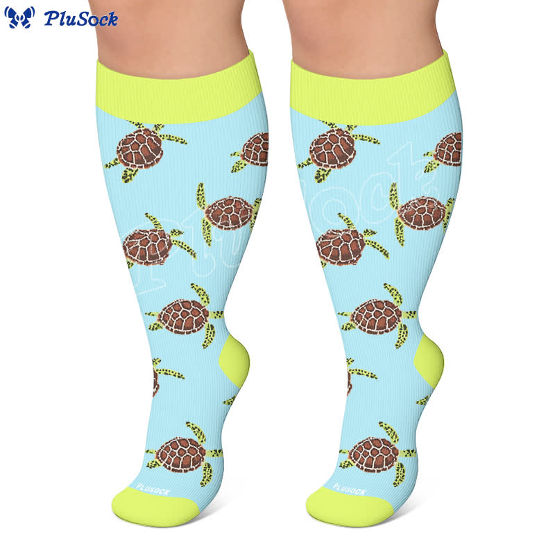 Plusock Plus Size Animal Compression Socks - image 7