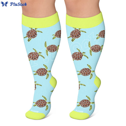 Plusock Plus Size Animal Compression Socks - image 7