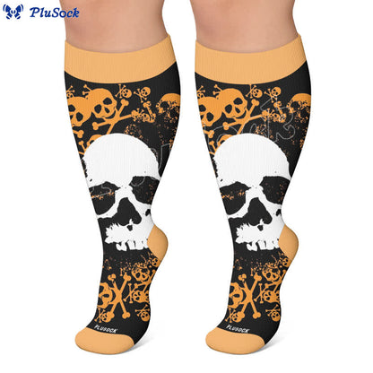 Plusock Plus Size Crossbone Compression Socks - image 6