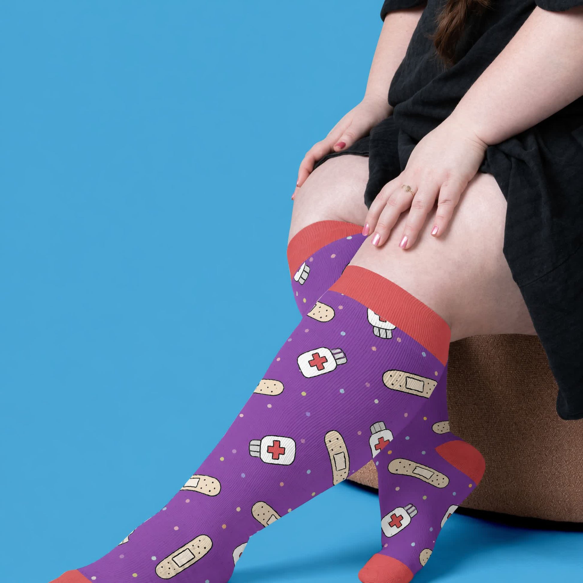 Plusock Plus Size Healthcare Compression Socks - image 2
